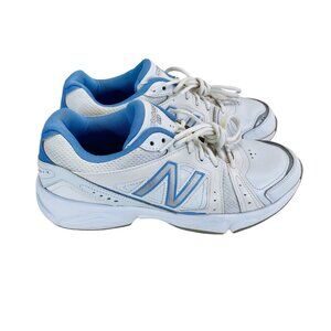 New Balance Women’s White & Blue Size 11 Lace-Up Athletic Shoes